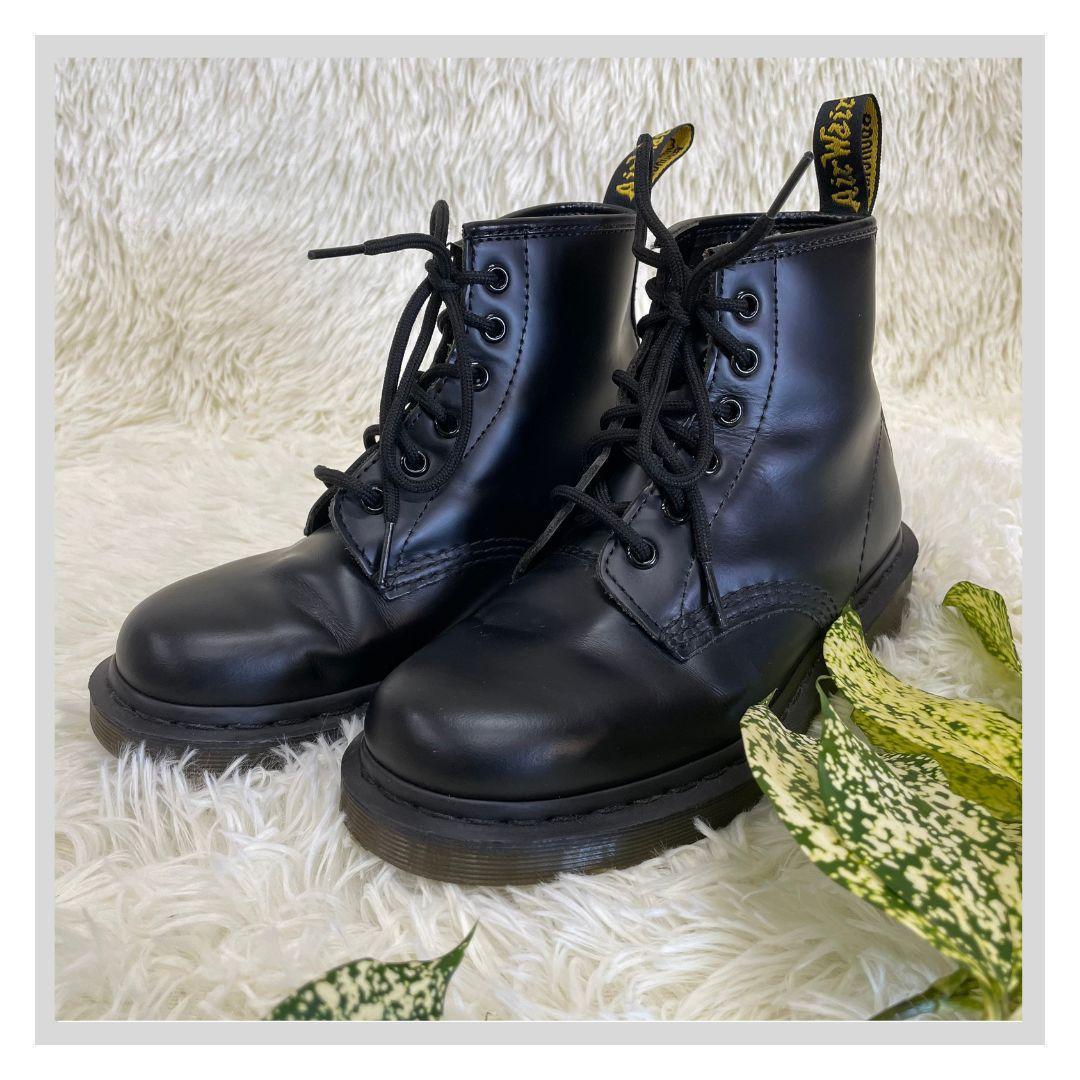 Dr.Martens マーチン 6ホール　24cm ブーツ ブラック レザー