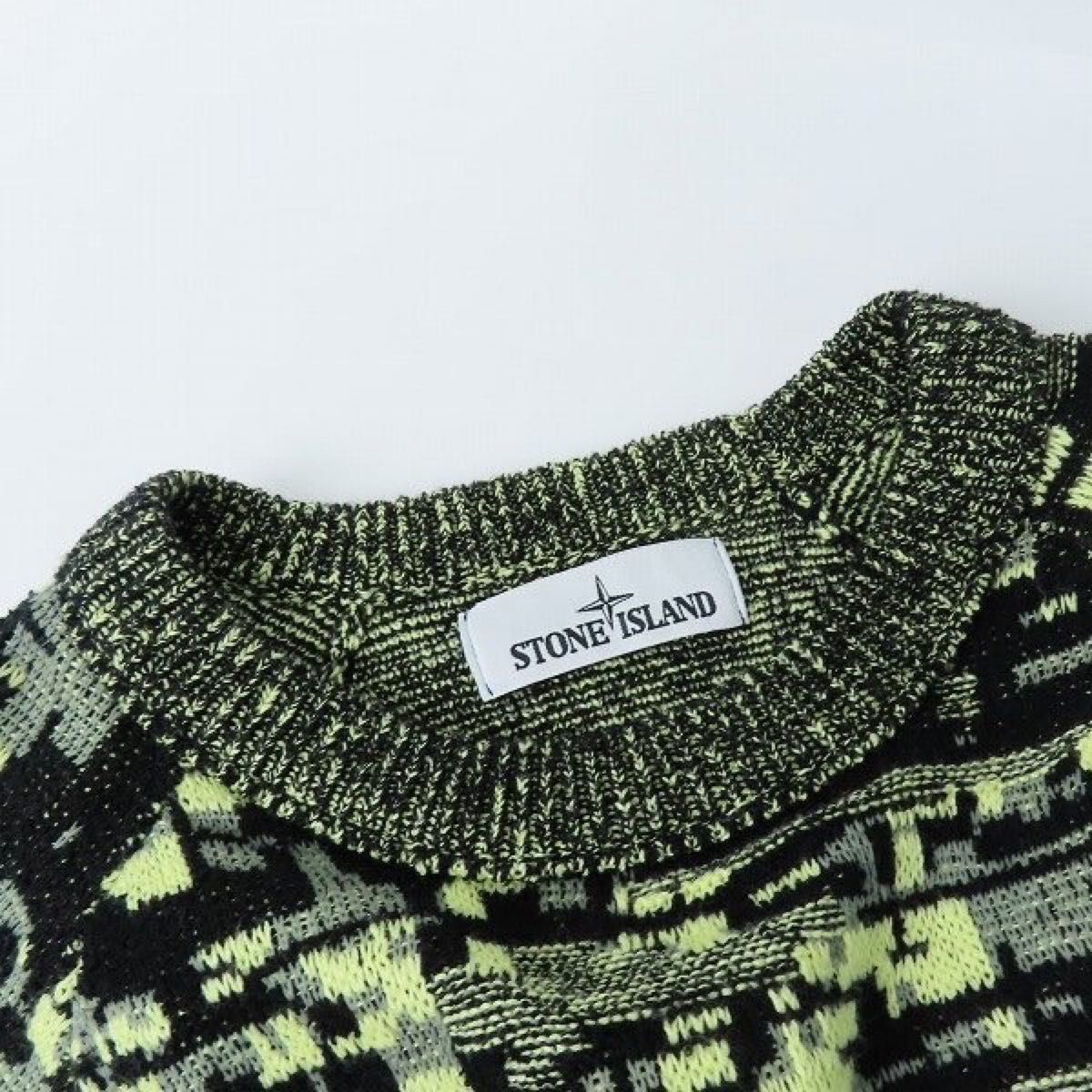 STONE ISLAND ピクセルカモ セーター ニット クルーネック 迷彩 STONE ISLAND ピクセルカモ セーター ニット クルーネック 迷彩