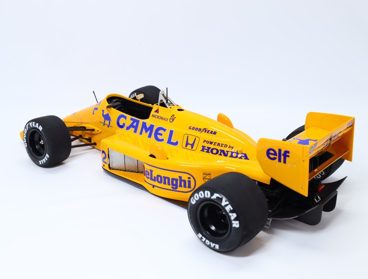 BEEMAX VINTAGE SELECTION 1/12 FORMULA SERIES NO.1 LOTUS 99T '87 MONACO GP WINNER 改修塗装済完成品！_画像7