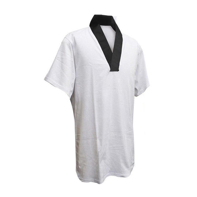 # джентльмен для японский костюм нижнее белье # хлопок футболка половина нижняя рубашка короткий рукав L размер ot-101(1 чёрный )