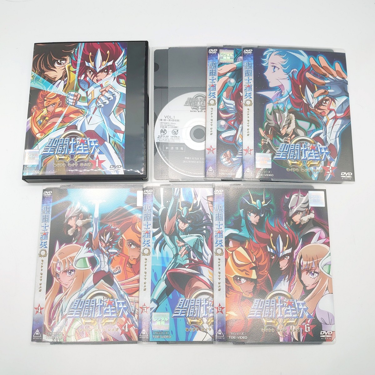 聖闘士星矢 Ω セイントセイヤ オメガ アニメ DVD 全24巻セット 完結 レンタル落ち 東映 TV テレビ テレ朝 マンガ シリーズ レア tp-24x27