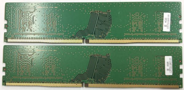 【4GB×2枚セット】SAMSUNG PC4-2400T-UC0-11 DDR4-19200 1R×16 288pin 中古メモリー デスクトップ用 即決 動作保証【送料無料】の画像2