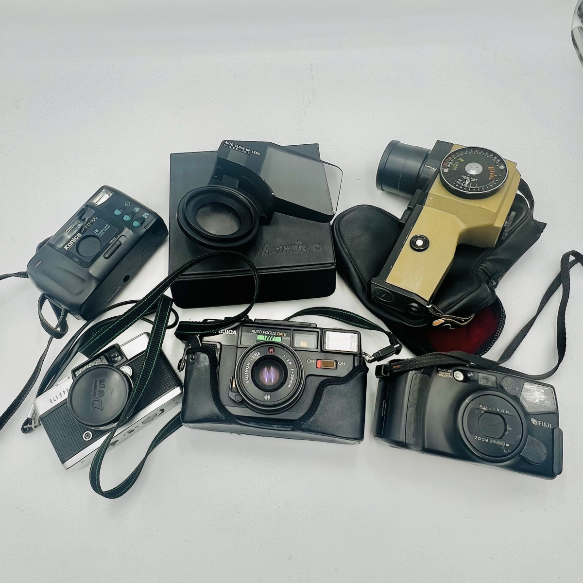 カメラ まとめ 一眼レフ デジカメ 双眼鏡 レンズ フラッシュ フィルムカメラ 三脚 Canon MINOLTA CHINON FUJICA Nikon Panasonic PENTAX_画像5