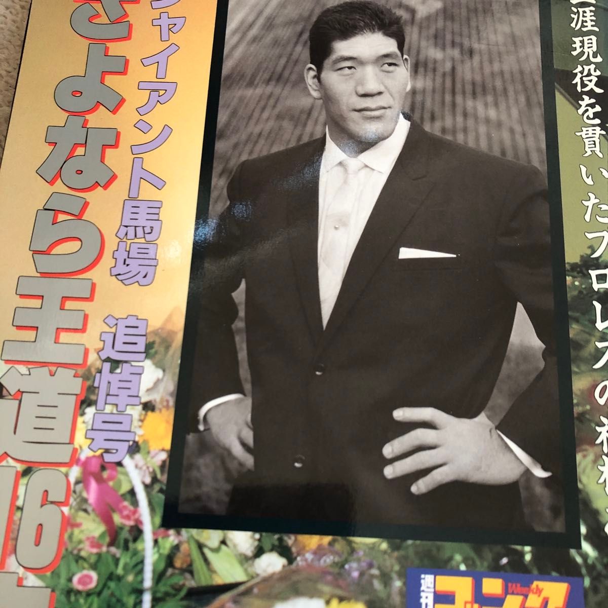 アントニオ猪木 ジャンボポスター２枚 週刊プロレス　ジャイアント馬場追悼号　4冊セット