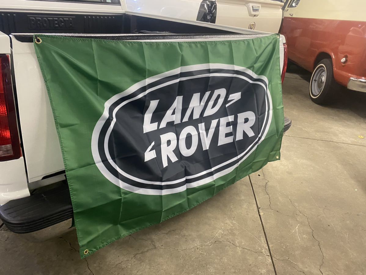 LANDROVER Logo Land Rover Range Rover flag flag banner garage american signboard ornament factory length some 90 x width some 150 through . hole 4.