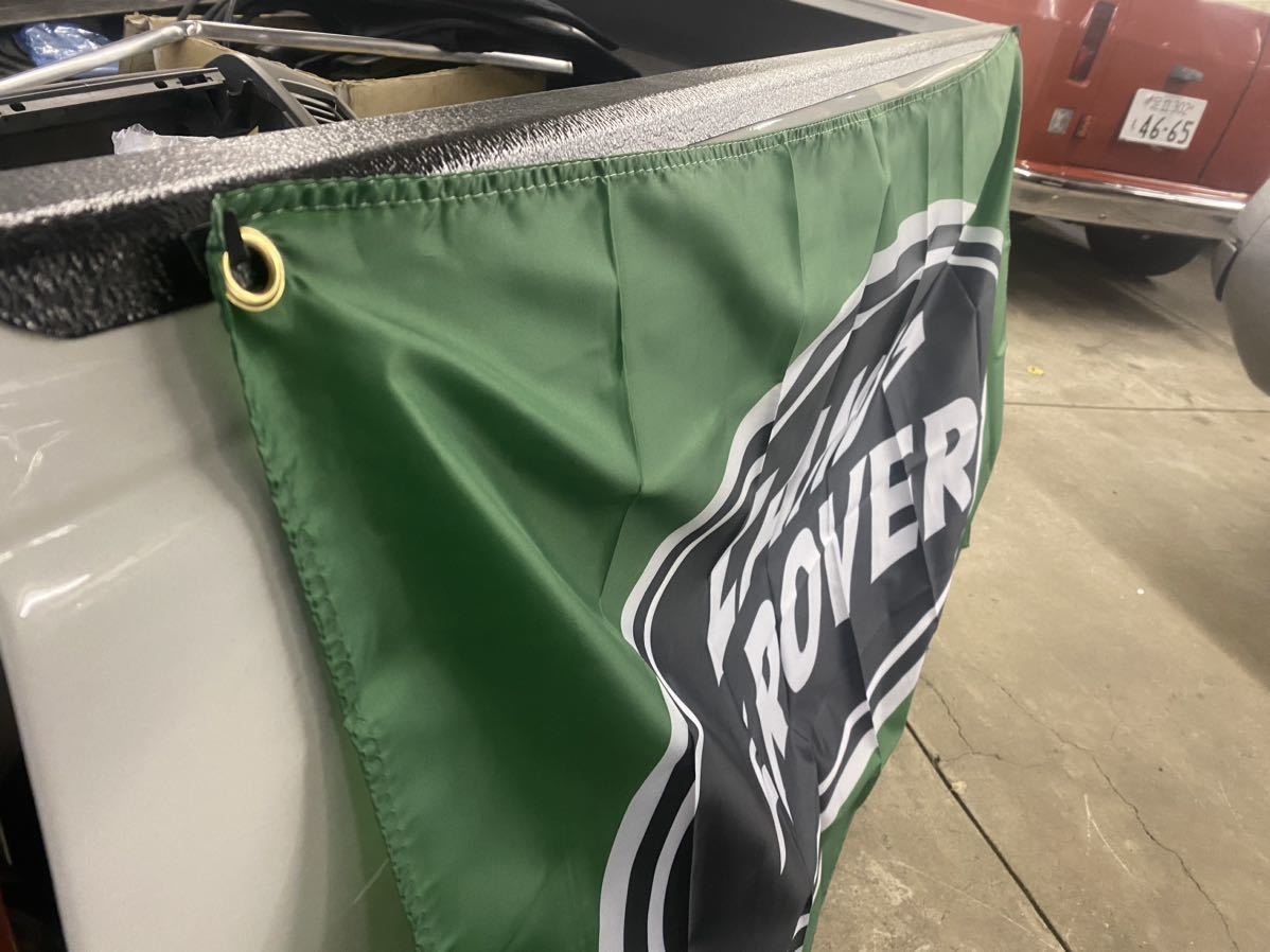 LANDROVER Logo Land Rover Range Rover flag flag banner garage american signboard ornament factory length some 90 x width some 150 through . hole 4.