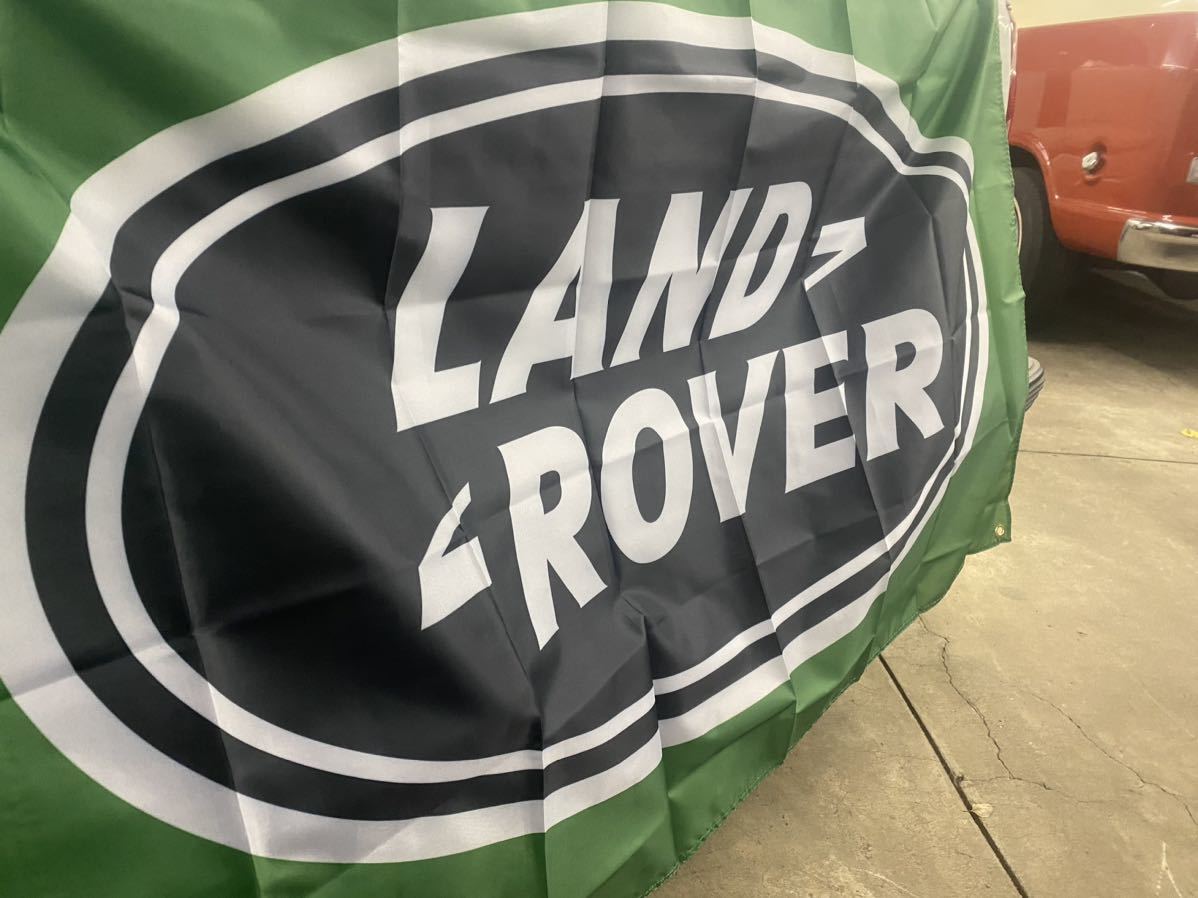 LANDROVER Logo Land Rover Range Rover flag flag banner garage american signboard ornament factory length some 90 x width some 150 through . hole 4.