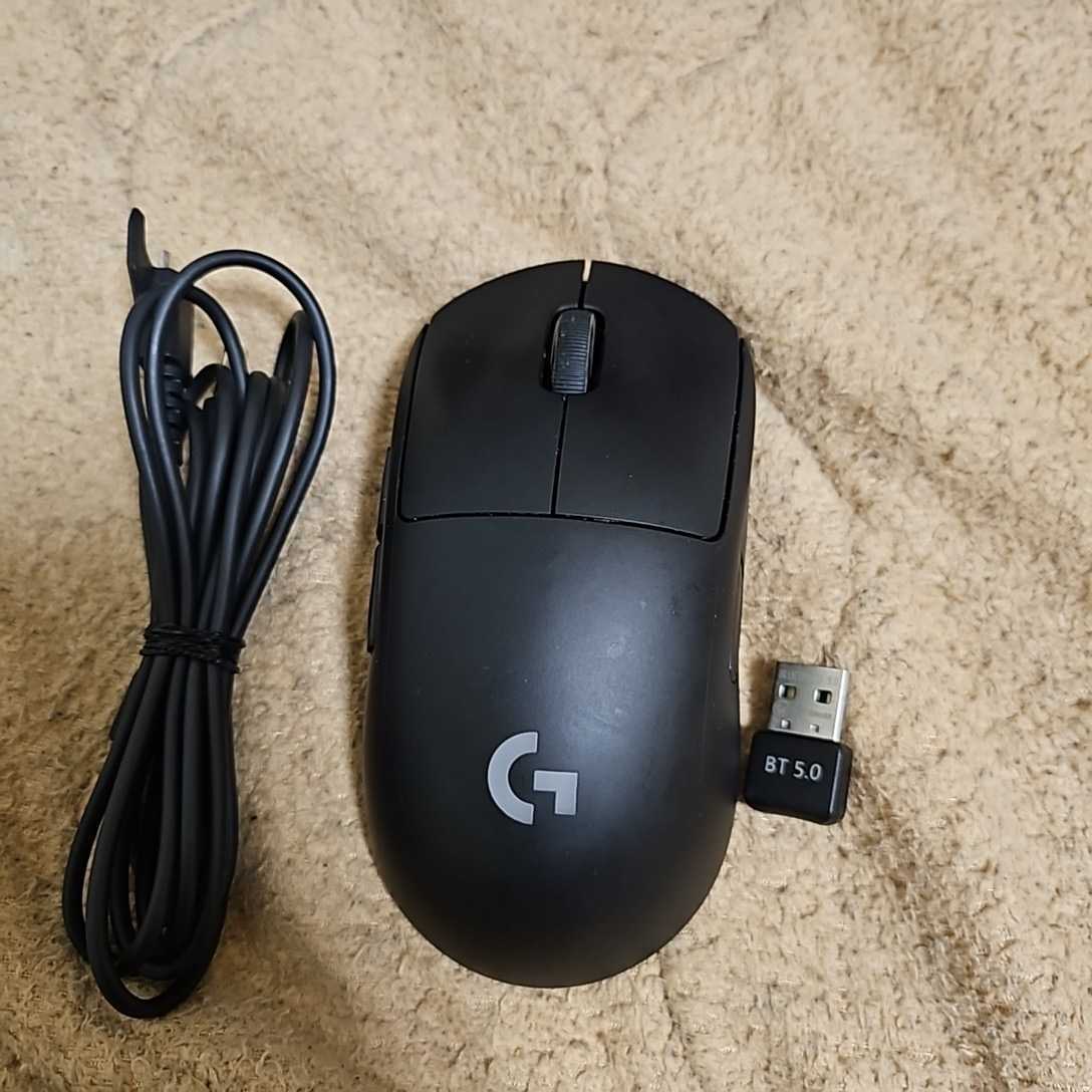 Logicool G Pro Wireless ゲーミングマウス HERO16Kセンサー LIGHTSPEED ワイヤレス LIGHTSYNC G-PPD-002WL 美品！　１円から！_画像1