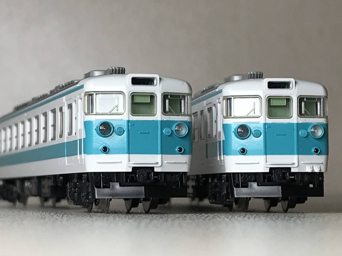 TOMIX 98707 国鉄 153系 電車 新快速 高運転台 セット 手袋着用確認のみ: ブルーライナー 東海道本線 京都 姫路 西明石 野洲_画像8