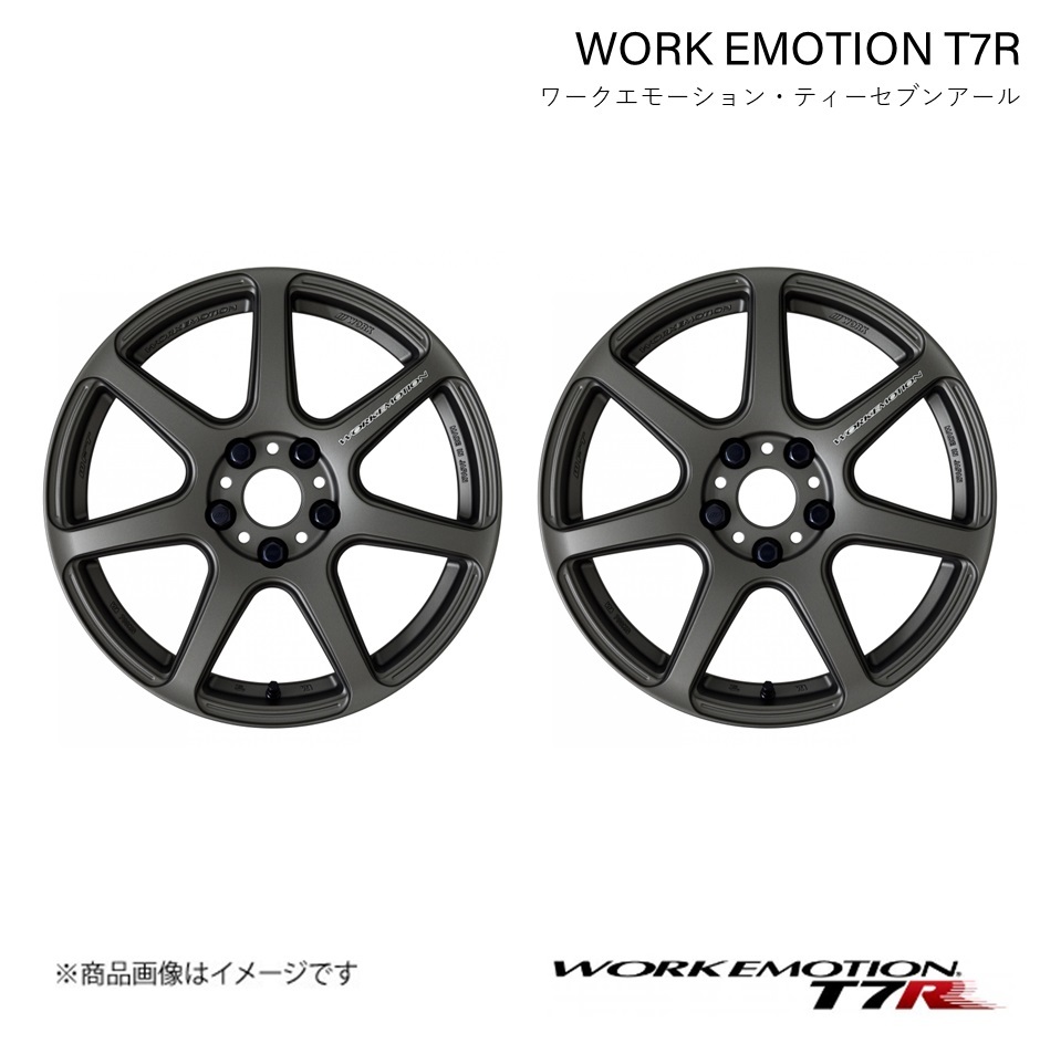 WORK EMOTION T7R ホンダ N ONE ターボ 6BA-JG3 1ピース ホイール 2本【16×5.5J 4-100 INSET45 マットカーボン】_画像1