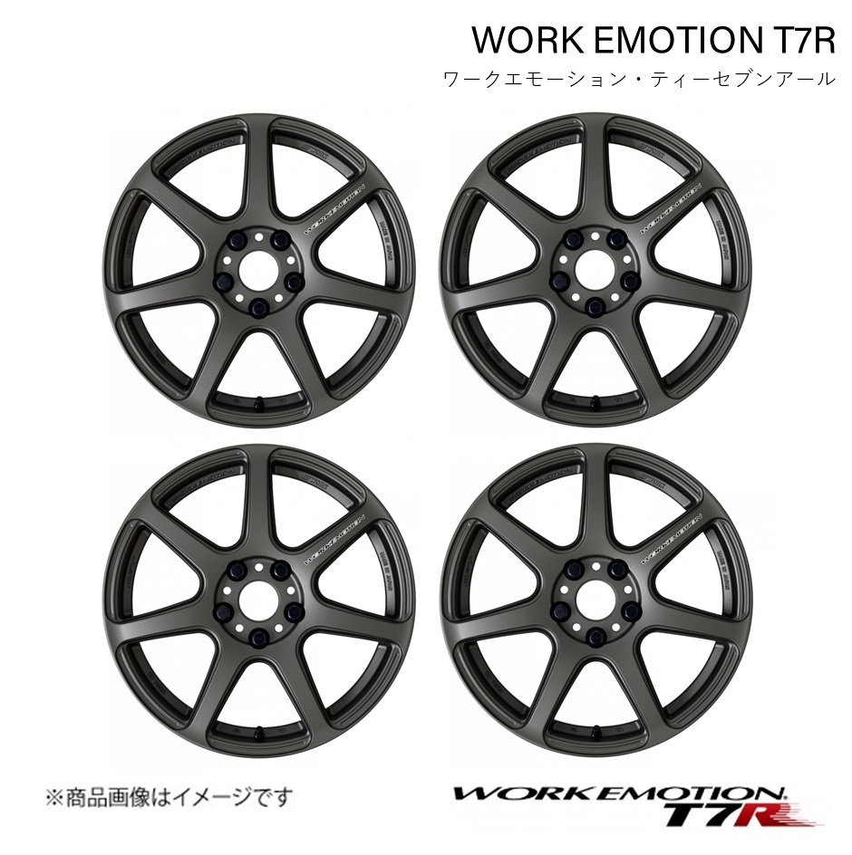 WORK EMOTION T7R 日産 DAYZ ターボ DBA-B21W 1ピース ホイール 4本 1台分【16×5.5J 4-100 INSET45 マットカーボン】_画像1