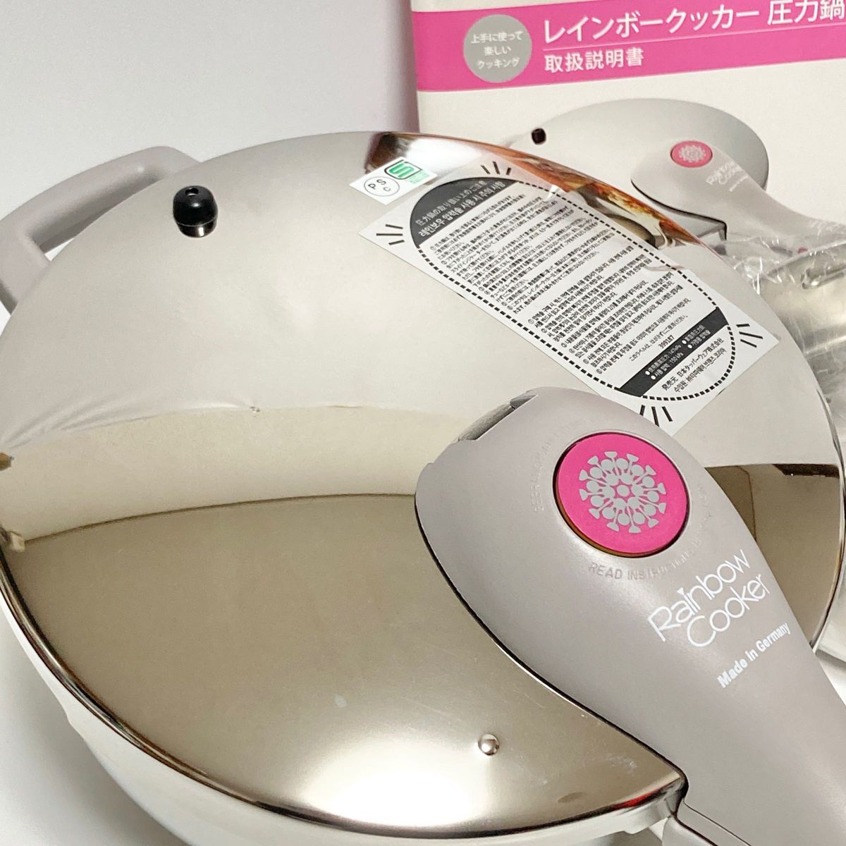 タッパーウェア レインボークッカー 圧力鍋 3 0L すのこ付き タッパーウェア レインボークッカー 圧力鍋 3 0L すのこ付き