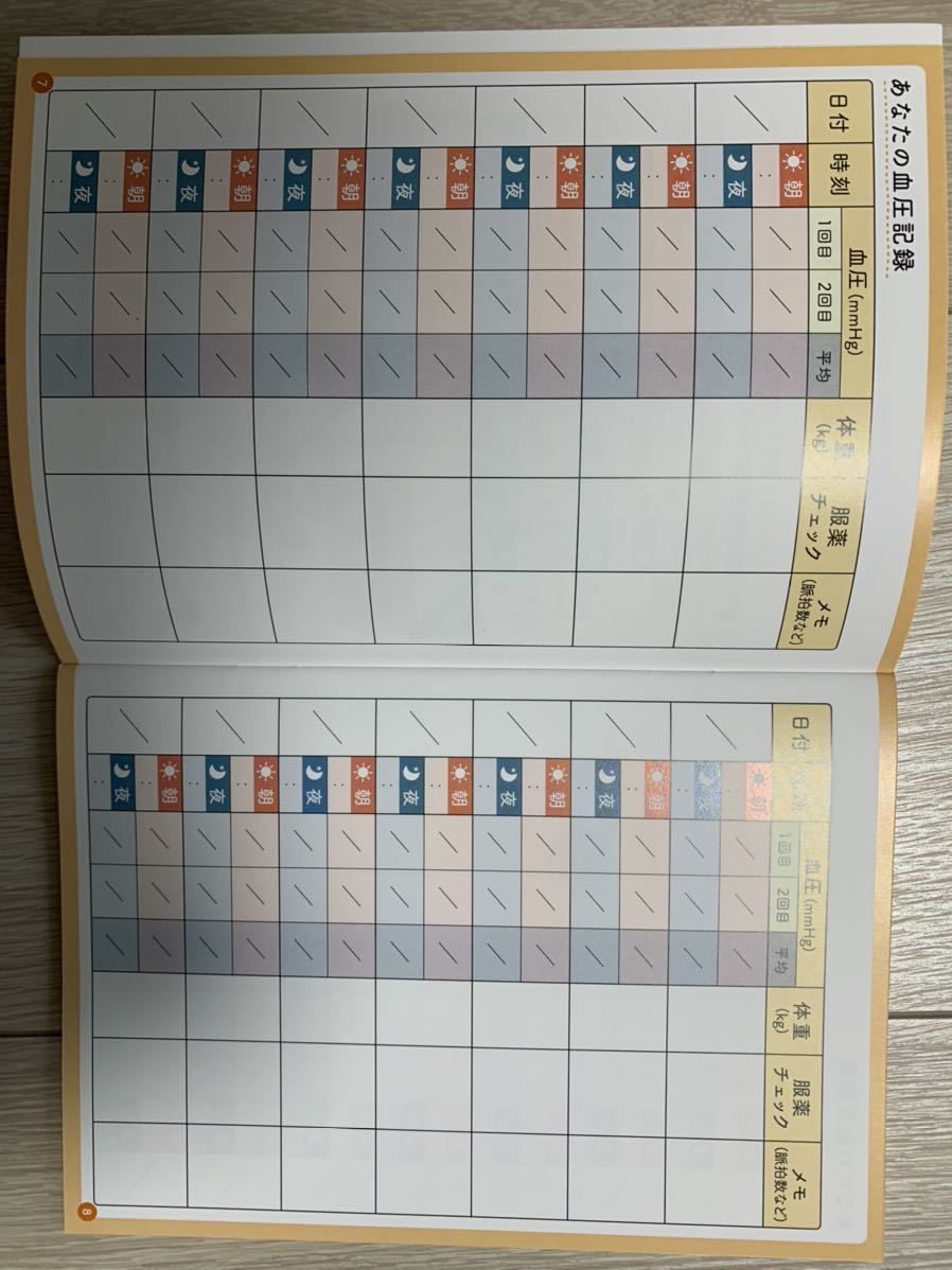 【送料無料】数値式血圧手帳3冊