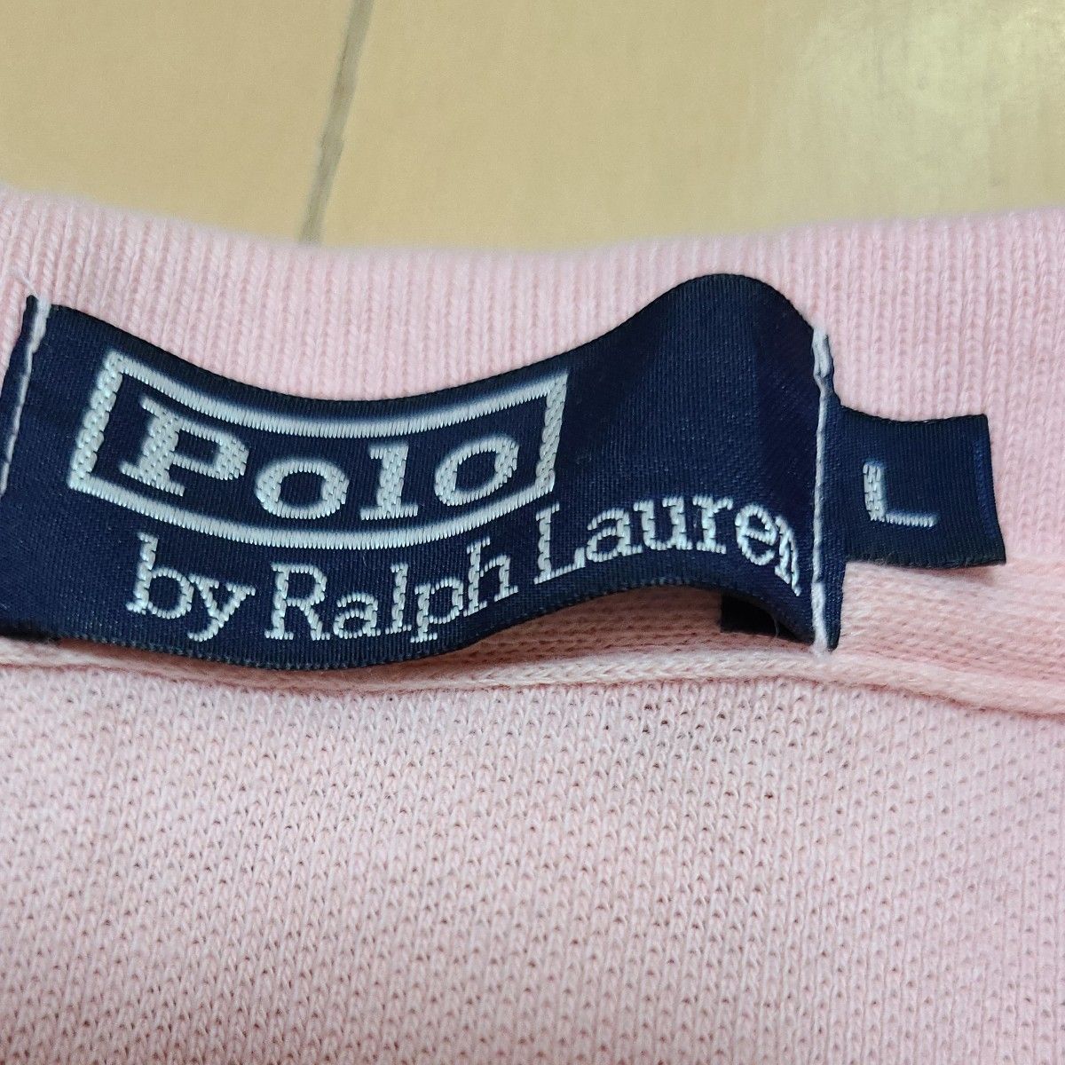ポロ ラルフローレン POLO Ralph Lauren メンズ半袖ポロシャツ　Lサイズ　ゴルフウェア　ピンク