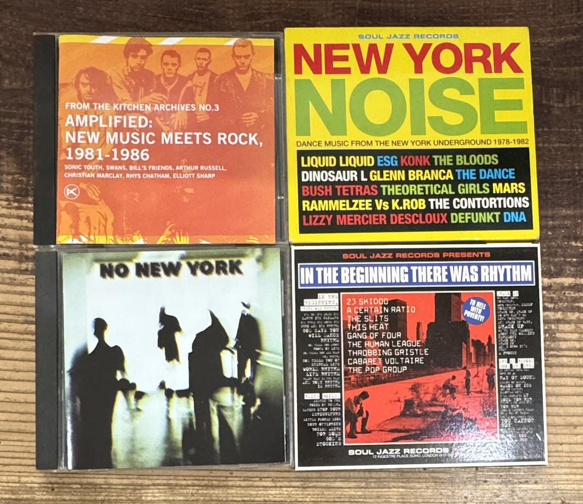 POST PUNK NO WAVE オムニバスCD4枚セット】NO NEW YORK Brian Eno■SOUL JAZZ RECORDS■pop group sonic youth DNA slits this heatの画像1