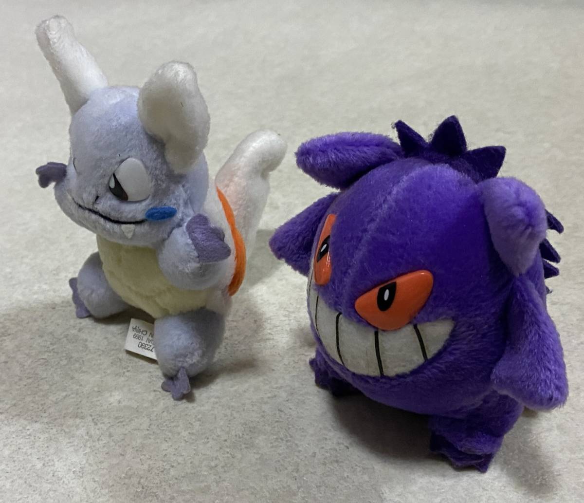 ポケットモンスター カメール＆ゲンガー マスコット ぬいぐるみ / ポケモン バンダイ