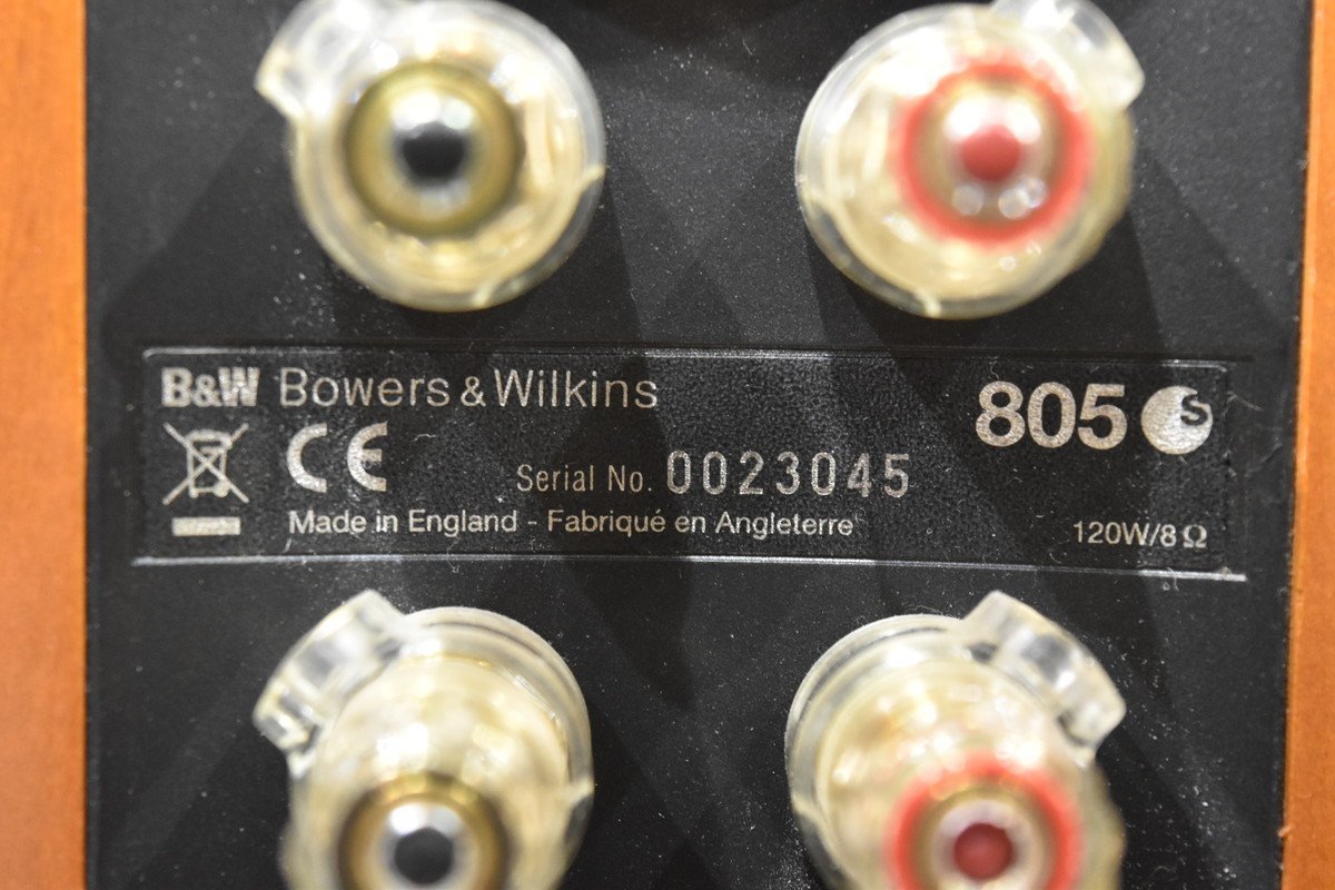 【送料無料!!】B&W Bowers & Wilkins 805S スピーカー ペア_画像8