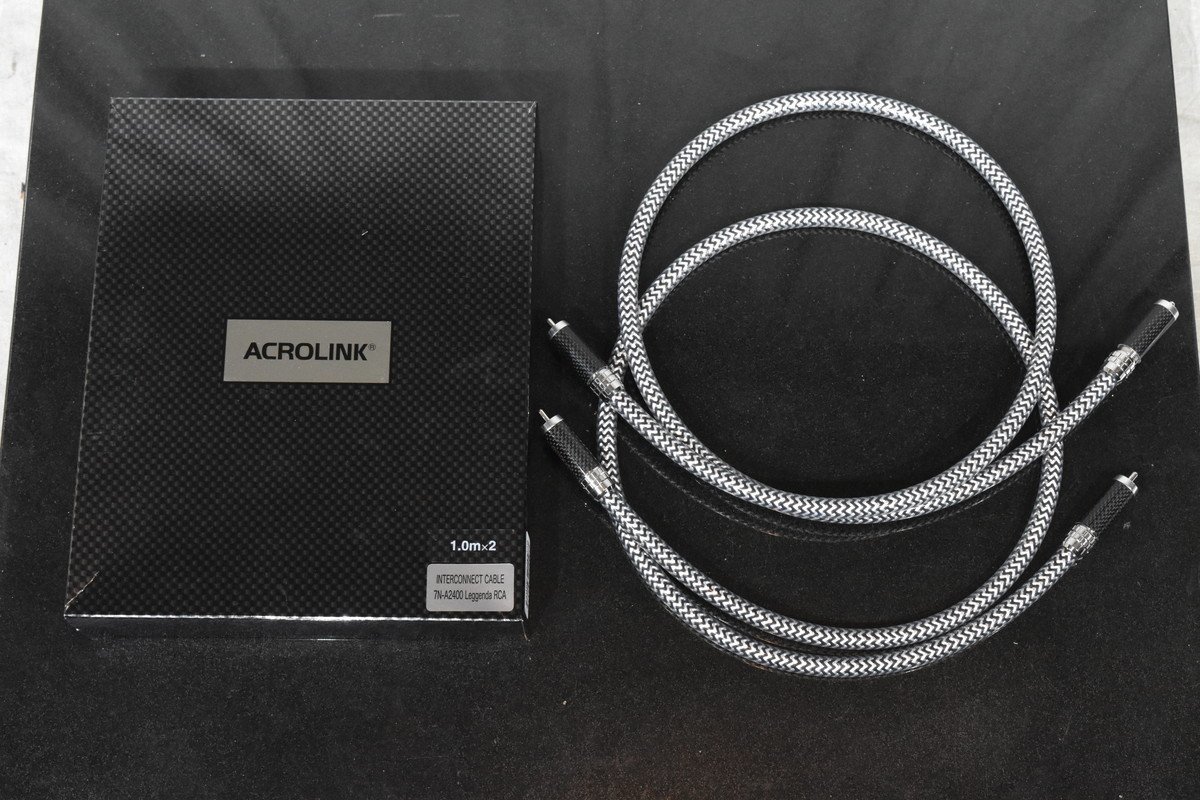 ACROLINK/アクロリンク RCAケーブル ペア 7N-A2400 1.0m ★元箱付属_画像2