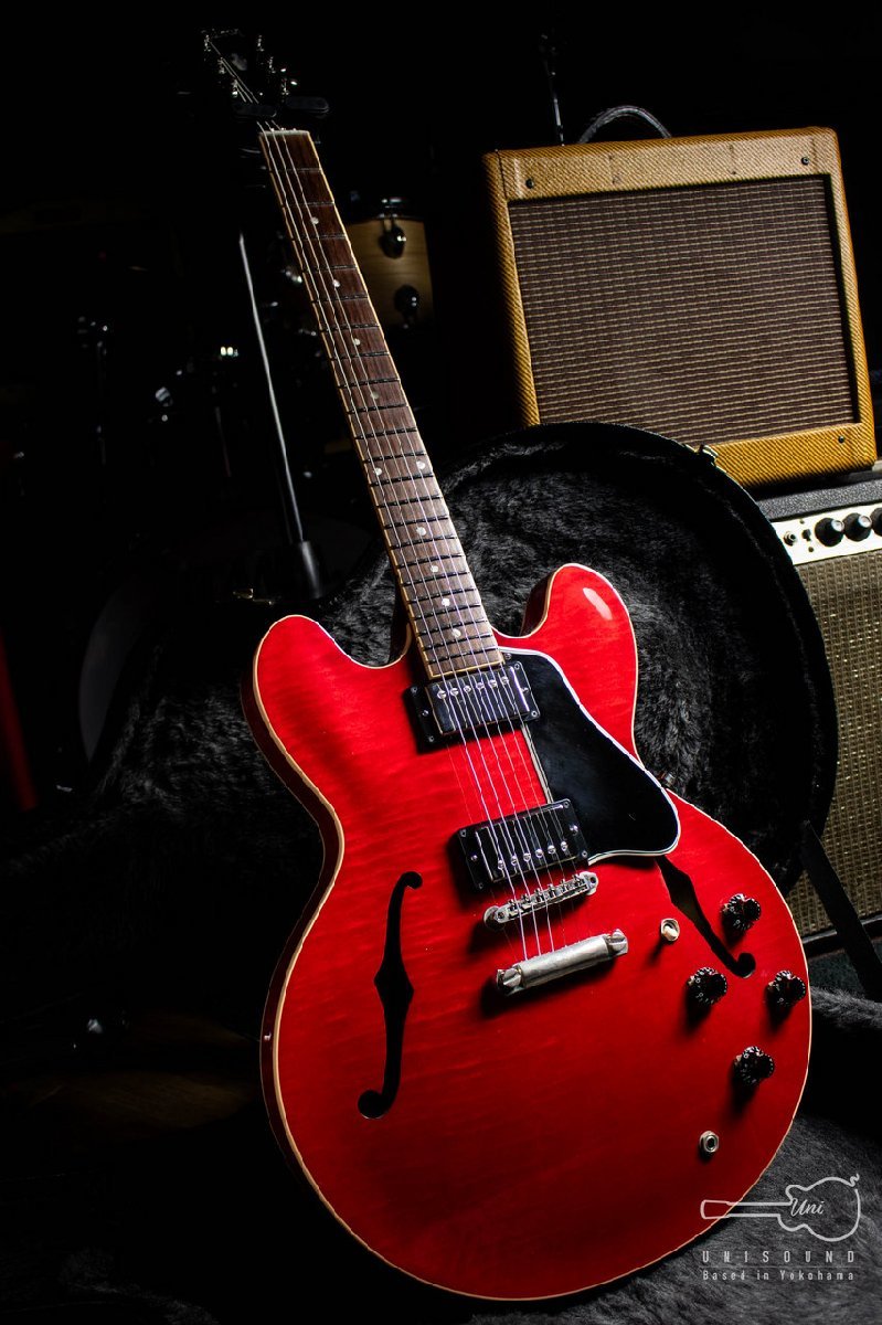 ♪【送料無料!!】Gibson Custom Shop ES-335 / 2008 ギブソン カスタムショップ セミアコースティックギター ★D0225_画像1