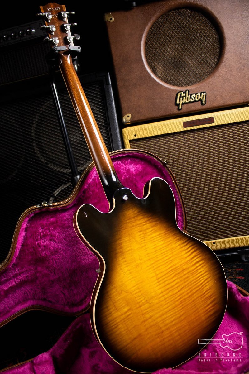 ♪【送料無料!!】Gibson ES-335 Dot Vintage Sunburst 1995 ギブソン セミアコースティックギター ★D0225_画像6