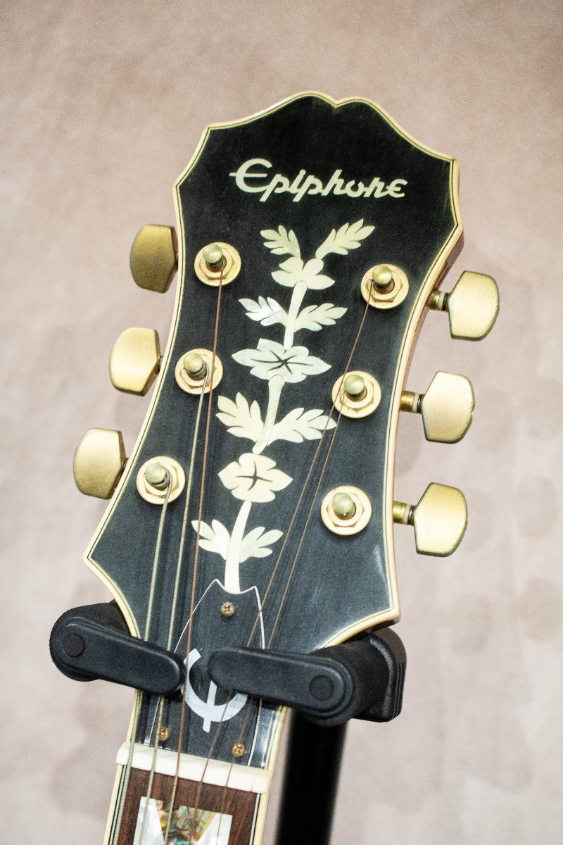 ♪Epiphone BROADWAY BROWN Quilt Maple エピフォン フルアコ エレキギター ☆D0222_画像7