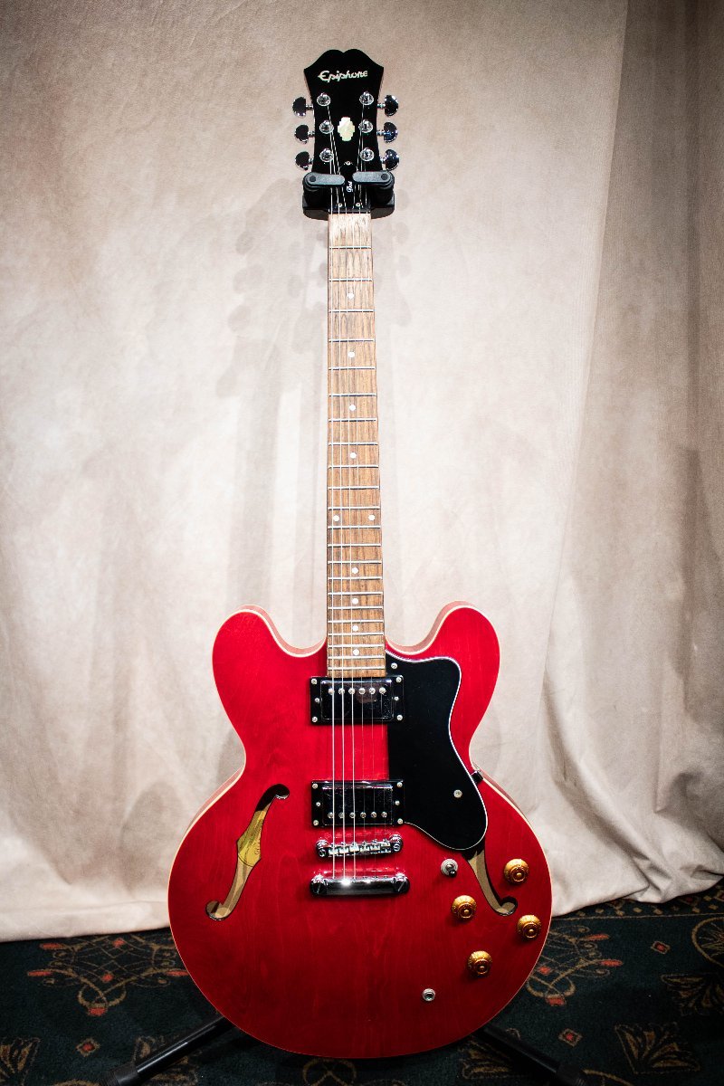 ♪Epiphone DOT CH エピフォン セミアコ エレキギター ジャンク ☆D0304_画像1