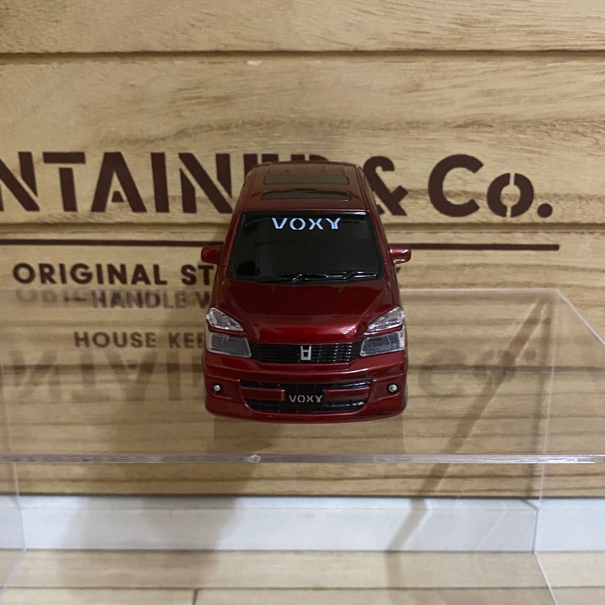 TOYOTA VOXY トヨタ ヴォクシー 60系 ミニカー プルバックカー 赤 レッド ボルドー ワインレッド