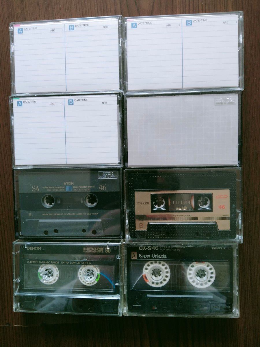 カセットテープ ８本 未使用 - オーディオ機器