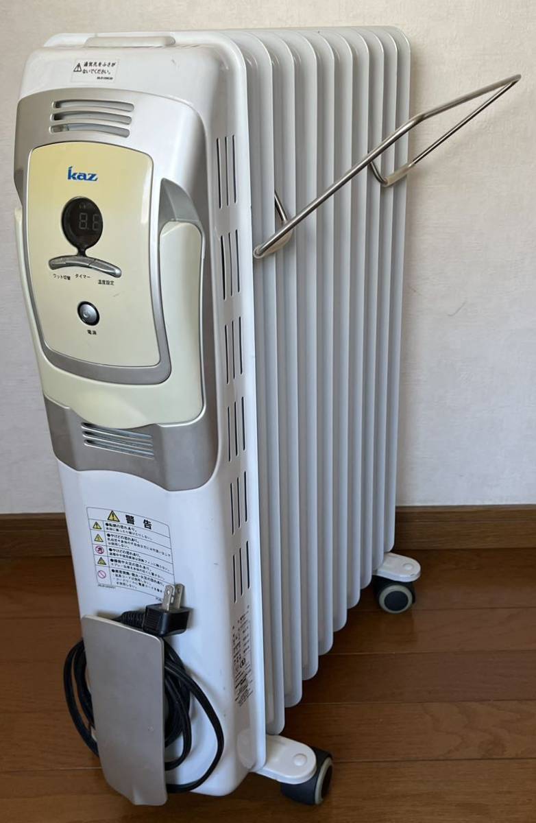 送料無料 オイルヒーター Kaz 型番 KQ132H 電源コード185㎝ 1300W 幅465×奥160×高600 15 9kg フィン10枚 目安木造住宅6畳 100V 50/60Hz|Yahoo!フリマ(旧PayPayフリマ) 送料無料 オイルヒーター Kaz 型番 KQ132H 電源コード185㎝ 1300W 幅465×奥160×高600 15 9kg フィン10枚 目安木造住宅6畳 100V 50/60Hz|Yahoo!フリマ(旧PayPayフリマ)