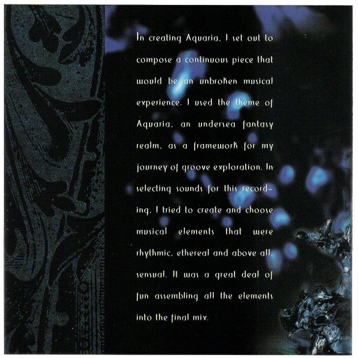 音楽CD Diane Arkenstone(ダイアン・アーカンストーン) 「Aquaria(A Liquid Blue Trancescape)」Neo Pacifica NP 3011 輸入盤 冒頭再生確認の画像7