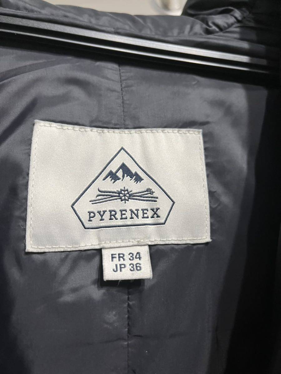 ピレネックス　ボルドー　Pyrenex bordeaux 36 美品　レディース　ダウンジャケット _画像6