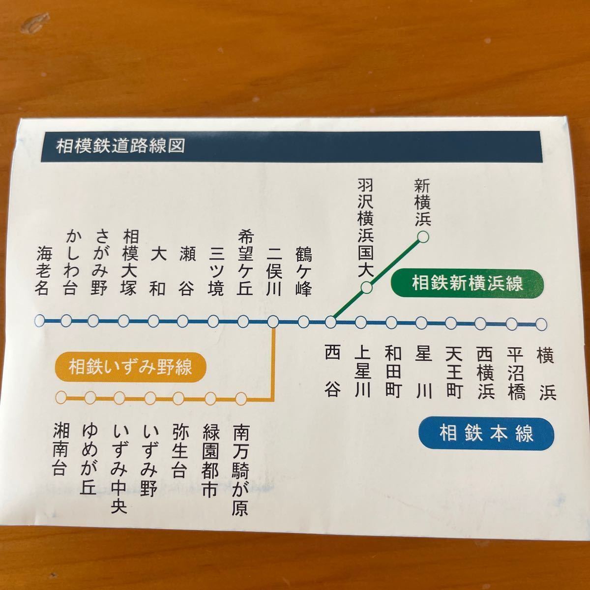 相鉄　電車全線　株主優待乗車証(切符型)10枚1組　　2024年6月30日まで有効_画像2