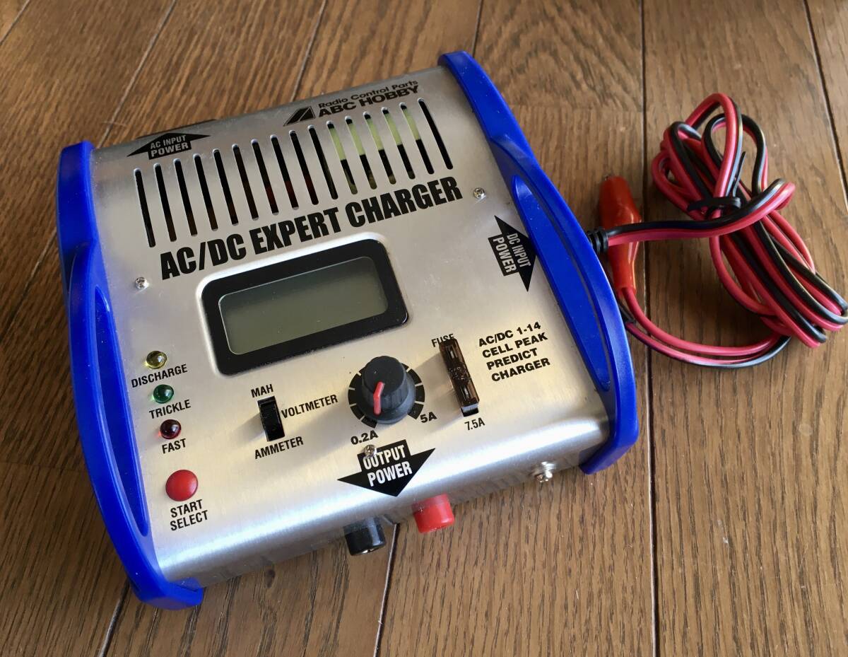 ※ABCホビー AC/DC エキスパート チャージャー 急速充電器 中古 ラジコンバッテリー充電器 ABC HOBBY EXPERT CHARGER_画像2