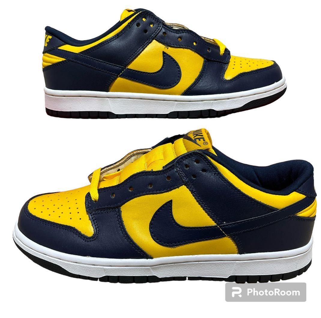 【希少レア】NIKE DUNK LOW MICHIGAN ナイキ ダンク ミシガン 2002年製 デッドストック 未使用 27.0cm