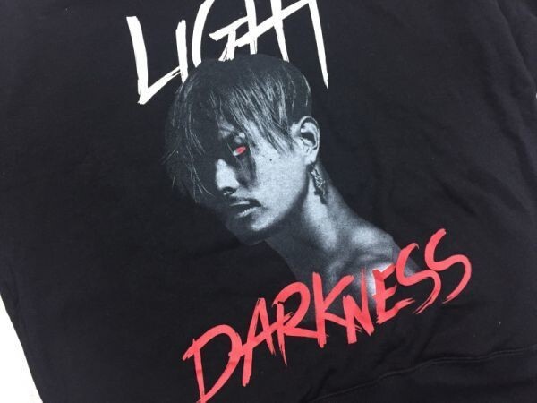 LDH 今市隆二 LIGHT DARKNESS LIVE TOUR 2018 スウェットパーカー プルオーバー メンズ M 黒 EXILE エグザイル 三代目 J SOUL BROTHERS_画像2