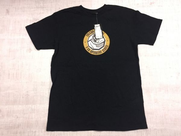 新品タグ付き ボルコム VOLCOM サーフ スケート ストリート 半袖Tシャツ カットソー メンズ M 黒_画像1