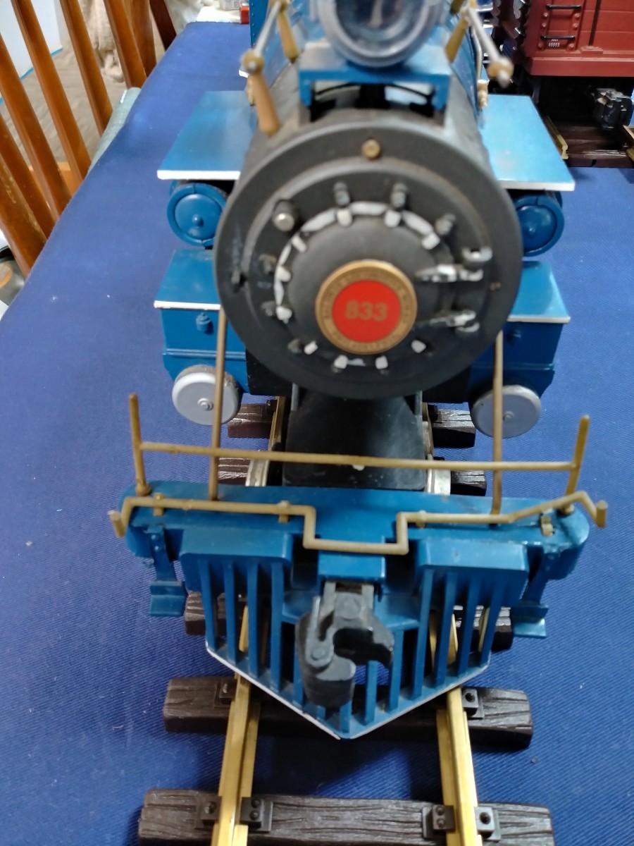 蒸気機関車 BACHMANN JULY 34942 1910 [833] 77センチ　細かい部品が取れている処が有ります。_画像7
