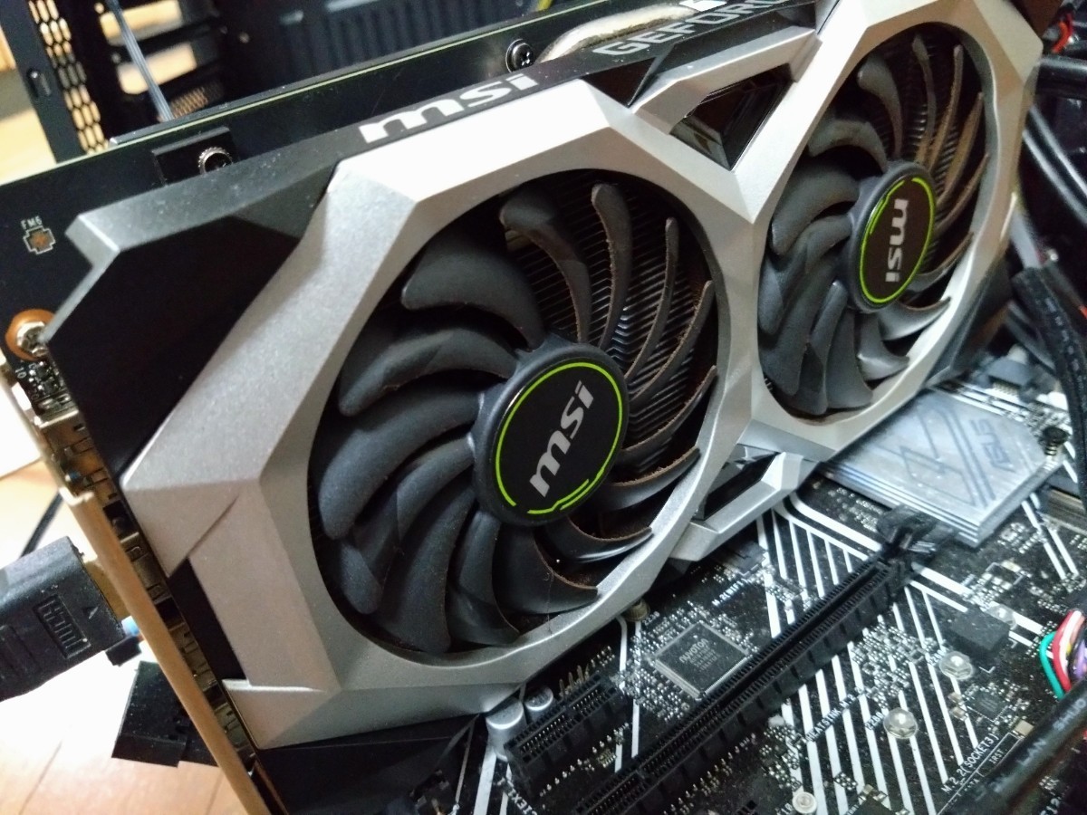 グラフィックボード GeForce RTX 2060 MSI VENTUS 動作確認済 美 グラフィックボード GeForce RTX 2060 MSI VENTUS 動作確認済 美