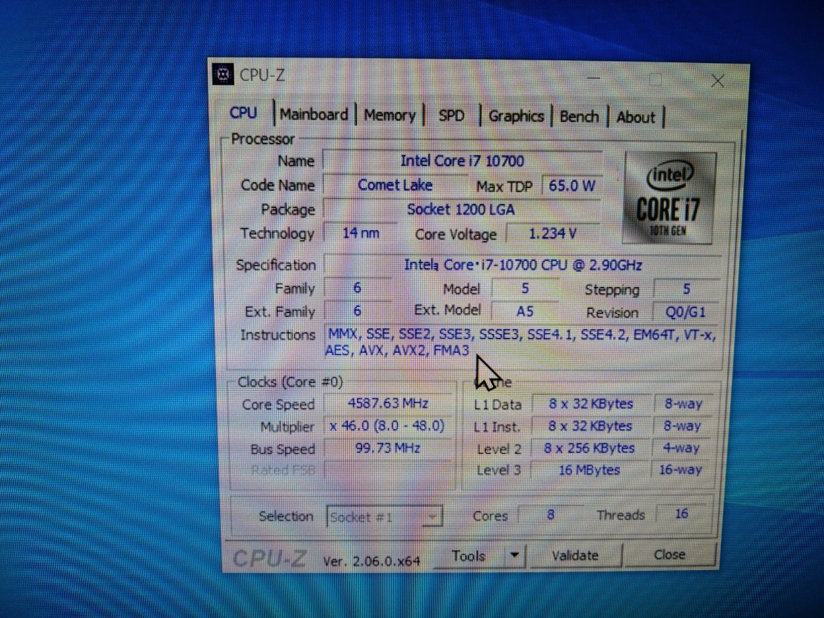 Intel Intel CPU Core i7 10700 動作確認済 中古品|Yahoo Intel Intel CPU Core i7 10700 動作確認済 中古品|Yahoo