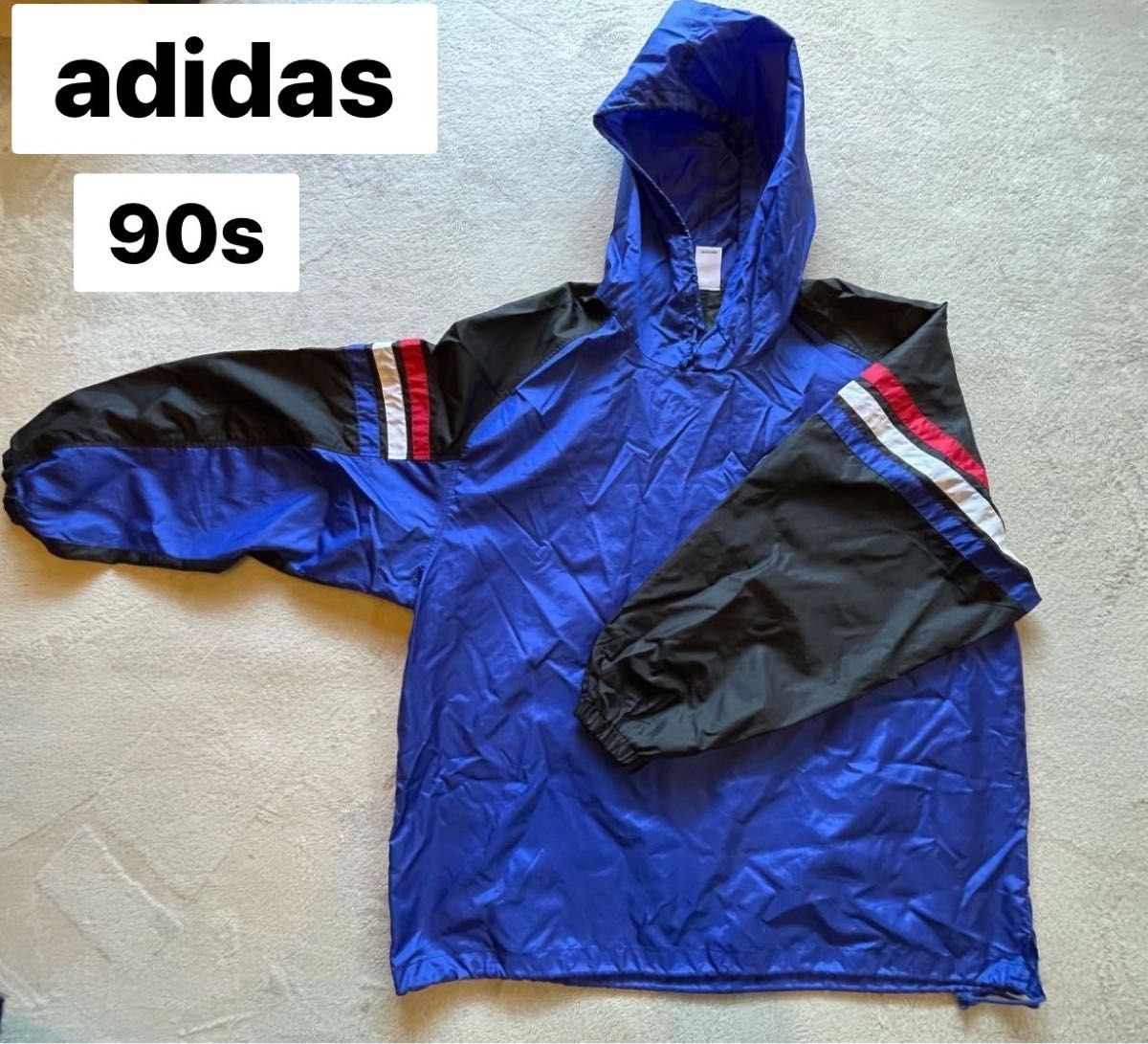 adidas アディダス シャカシャカ ウインドブレーカー 古着 ヴィンテージ