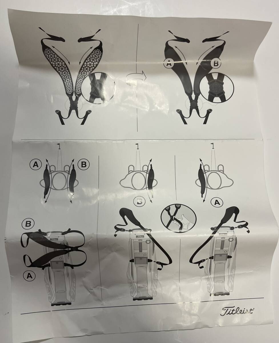 未使用品　タイトリスト サンデーキャディーバック_画像6