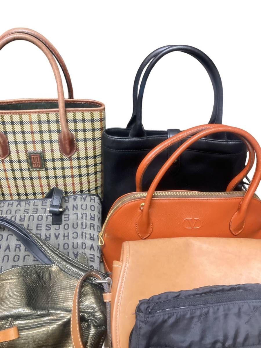 【C】バッグ＆小物19点まとめ　COACH　コーチ　ヴァレンティノ　ダックス　トミーヒルフィガー　ハンドバッグ　財布　ポーチ　1円スタート_画像3