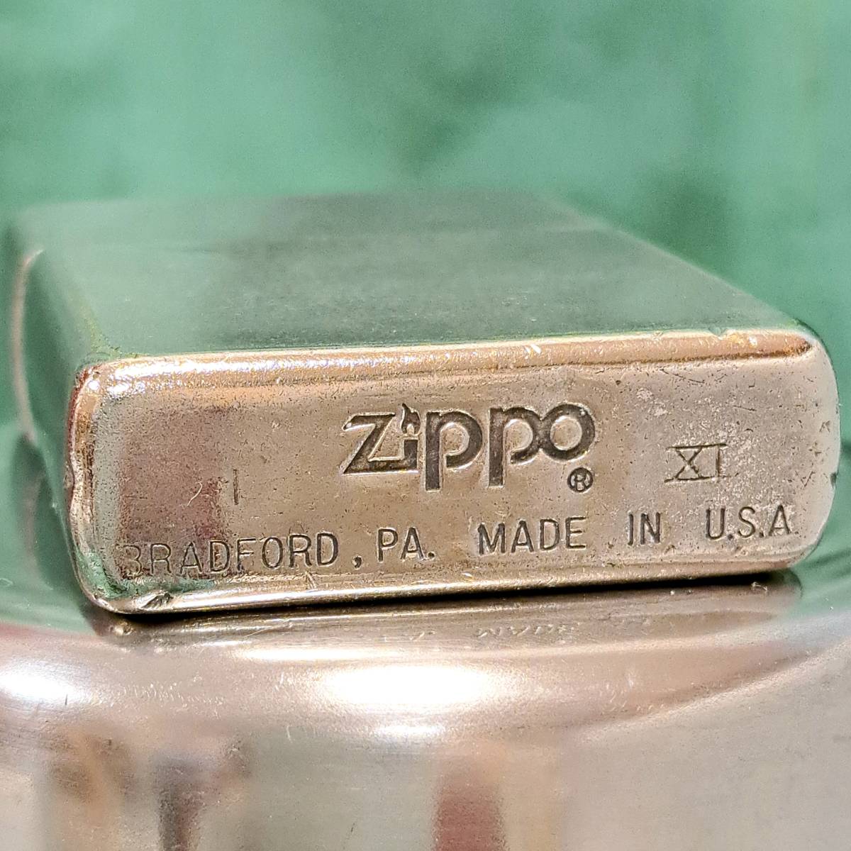 1000円～ zippo 美品 ライスシャワー 競馬 天皇賞 春 1995年製 ジ シルバー SILVER color ッポー オイルライター USA ZA63_画像3