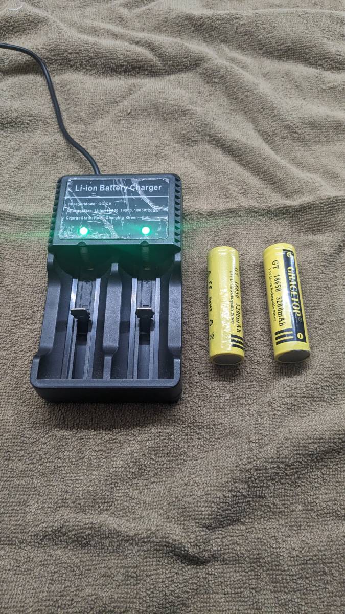 GRACETOP battery charger NK-206 charger GT18650 3200AH 4ps.@( Flat top type ) charge operation is has confirmed. 