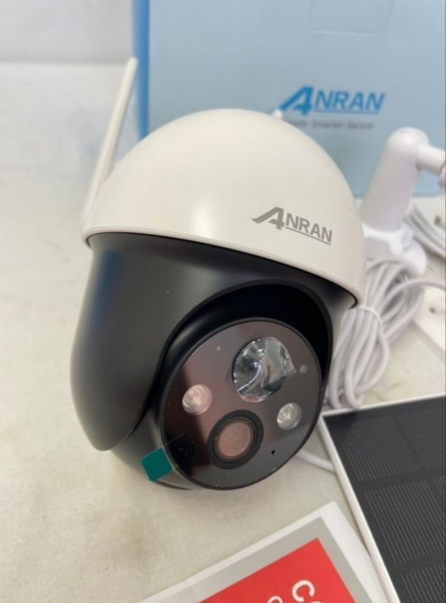 * unused home storage goods ANRAN AR-W677 solar security camera wireless IP camera *