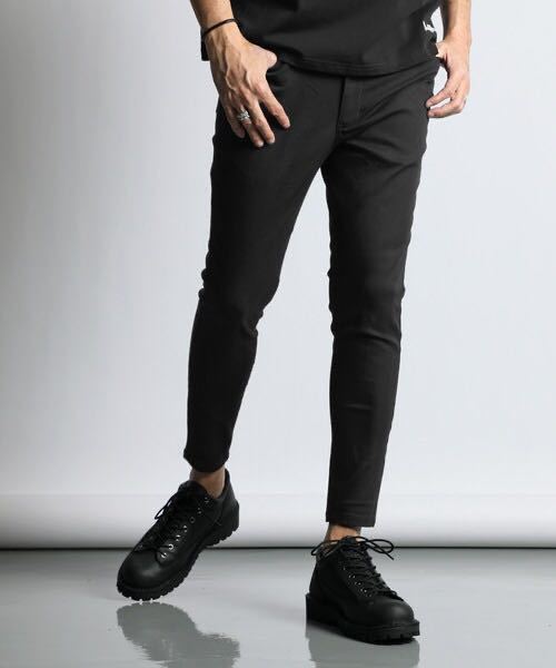 The DUFFER of ST.GEORGE 「GUM STRETCH LIGHT」SUPER SKINNY 5PKT PT：超伸縮「ガムストレッチ」スーパースキニー 5ポケットパンツXL黒_画像1