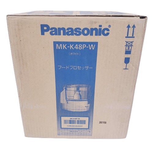 【Panasonic/パナソニック】MK-K48P-W フードプロセッサー カラー/ホワイト 未開封 ミキサー 調理器具 キッチン 厨房★5676_画像2