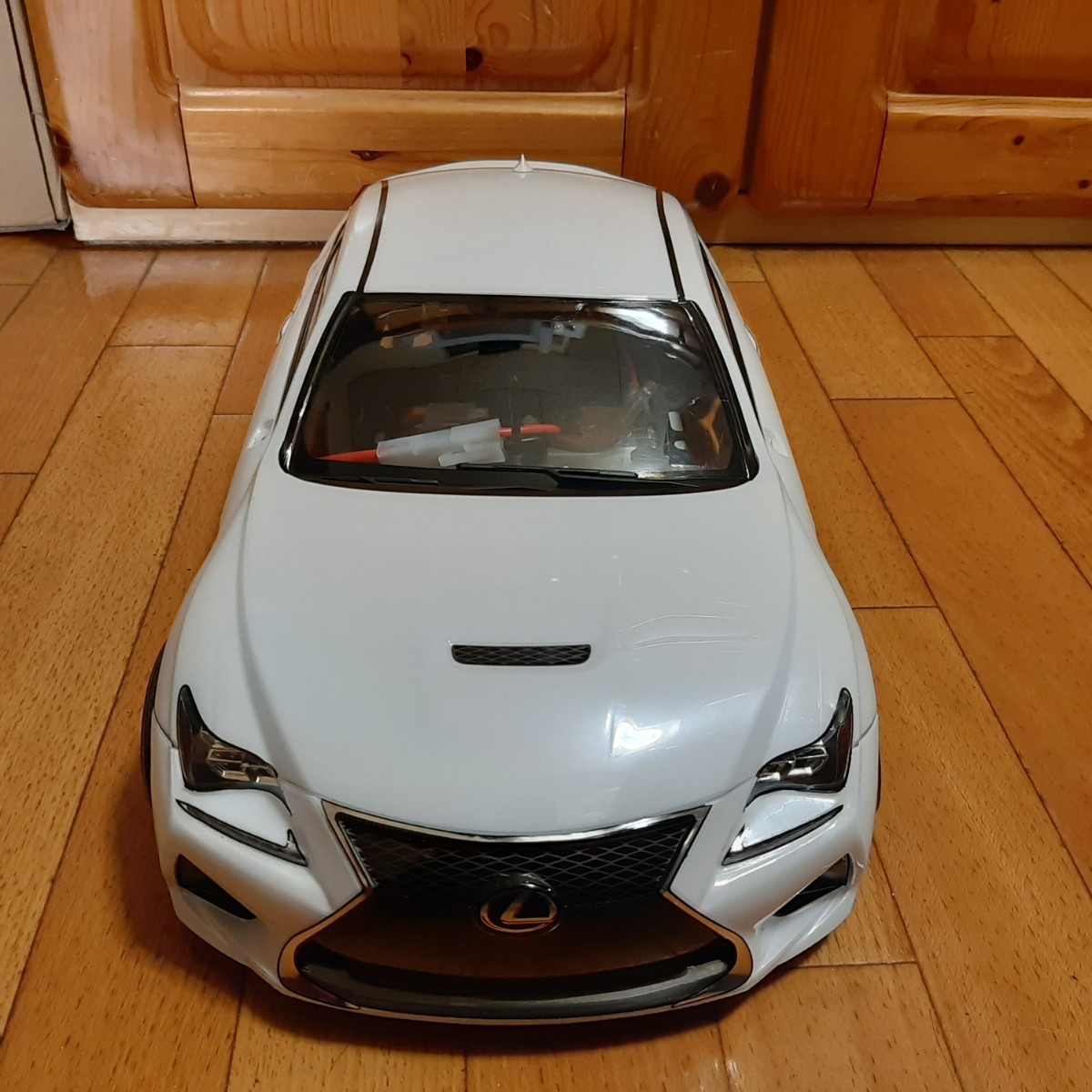 即決《送料無料》　■Killerbody製品■新品■　　Lexus RCF ■パールホワイト■ ラジコン ボディ　 YD-2 ドリパケ TT01 TT02 タミヤ ヨコモ_画像10