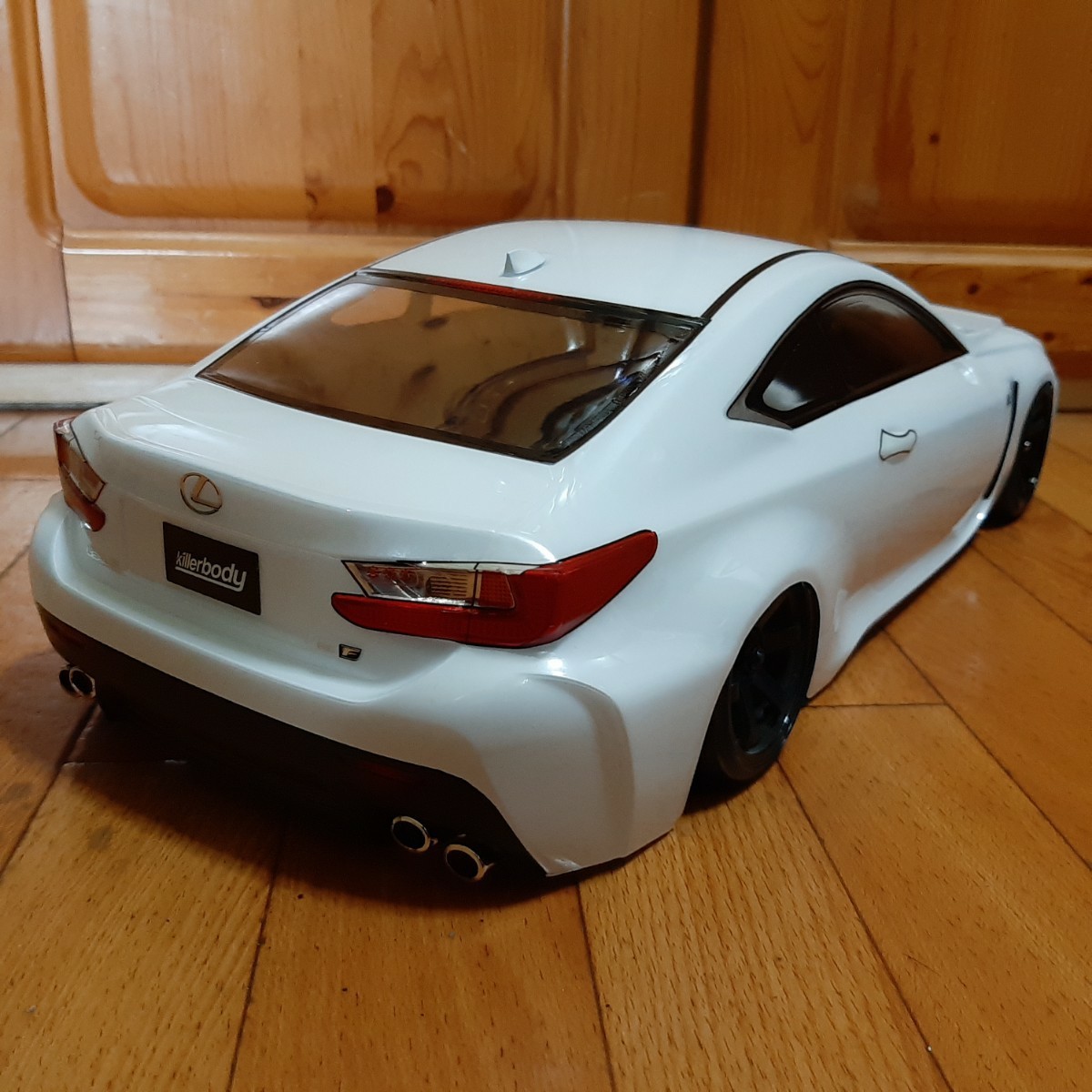 ■ゆうパック■即決《送料無料》　■Killerbody製品■新品■　　Lexus RCF ■パールホワイト■ ラジコン ボディ　 YD-2 ドリパケ TT01 TT02_画像7