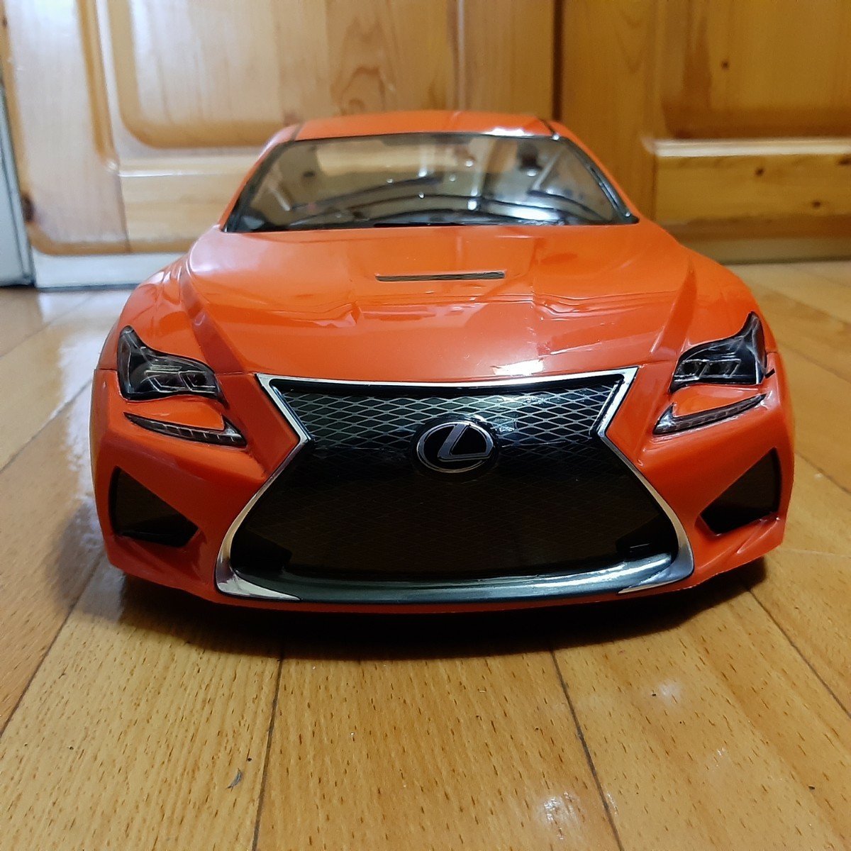 ■ゆうパック■即決《送料無料》　■Killerbody製品■新品■　　Lexus RCF ■オレンジ■ ラジコン ボディ YD-2 ドリパケ TT01 TT02 ヨコモ